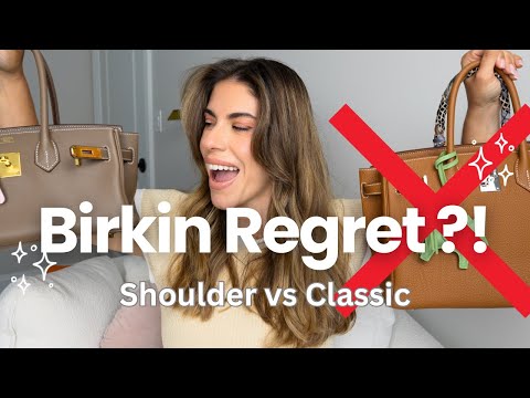 Birkin 30 vs Shoulder Birkin 🍊 | What I Regret Buying, What Fits Inside & Am I Adding A Labubu?!