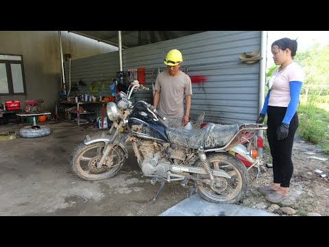 Help Guy Fix his Old Motorbike at the Repair Shop - Genius Girl Repair