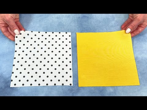 REGALO PARA PASCUA con Dos Cuadrados de Tela y Una Costura