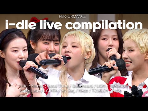 i-dle's every live performance moments compilation 🎤❣