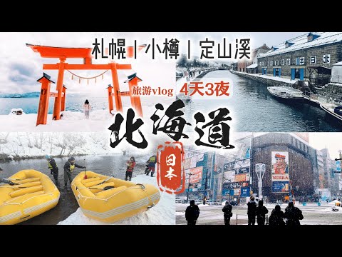 北海道旅游攻略 - 定山溪赏雪漂流，札幌狸小路购物，小樽一日游！Sapporo, Jozankei & Otaru VLOG! #travel