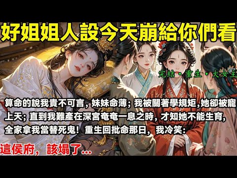 上輩子他們說我命貴逼我入宮，卻原來只為讓我替不孕妹妹生子爭寵！再睜眼回到批命日，我親手將“鳳命”扣在妹妹頭上：享受你的“福氣”吧！#完結小說#重生#復仇#大女主#權謀