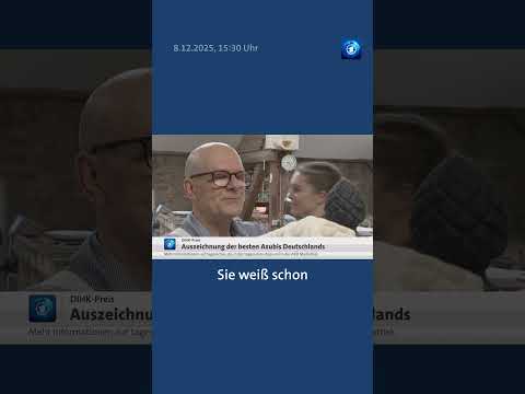 In mehr als 200 Berufen werden heute die besten Azubis des Landes ausgezeichnet #tagesschau #azubi