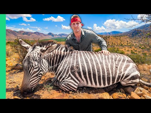 Hunting and Eating Zebra!! Inside a South African Game Reserve!!