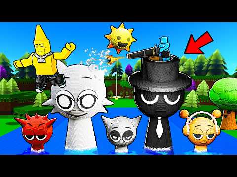 We Built SPRUNKI in Build A Boat!