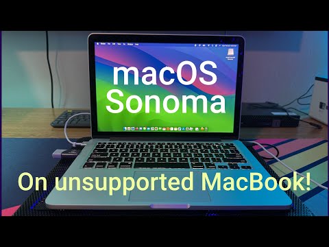 Installing macOS Sonoma on an unsupported MacBook!