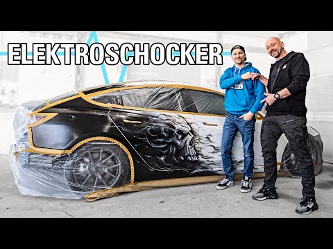 Airbrush Skull | Tesla Extrem | Dannys SCHRAMMWERK
