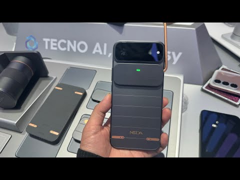 Tecno Modular Concept Phone Quick Look& Hands On At MWC20260 Spain. #tecno #mwc2026