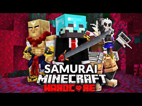 100 Players Simulate Minecraft's Samurai Hunger Games