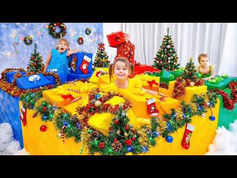 Despachetarea Surprizelor de Crăciun! Provocarea 4 Culori ❤️💙💚💛