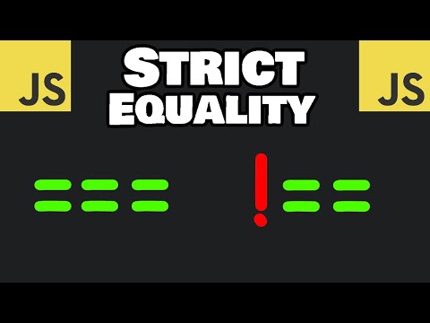 Learn JavaScript STRICT EQUALITY in 3 minutes! 🟰