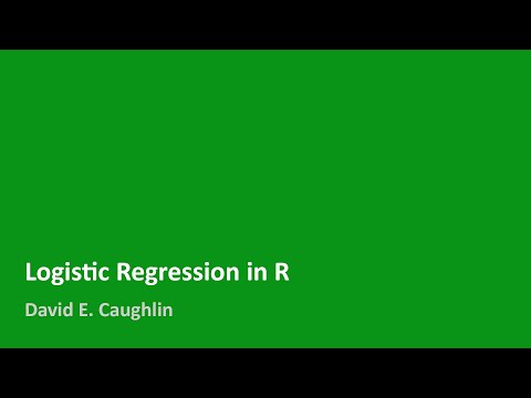Logistic Regression in R