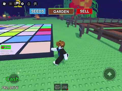 ROBLOX: DANCE PARTY grow a garden A garden