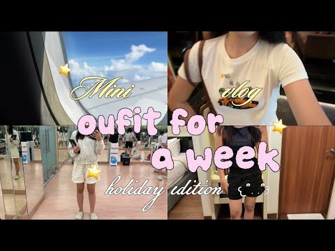 Random vlog, outfit for a week⭐️