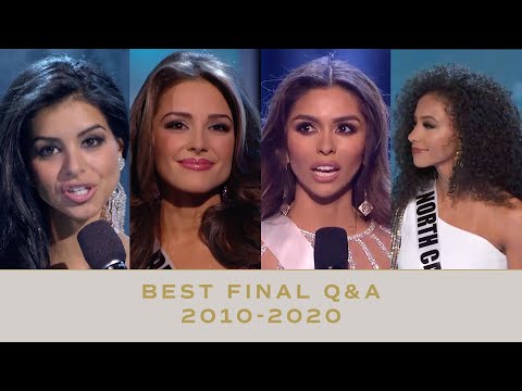 Best Final Answers from 2010-2020 | Miss USA
