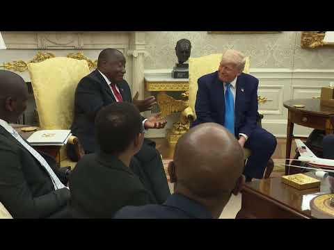 President Trump Welcomes South African President to White House