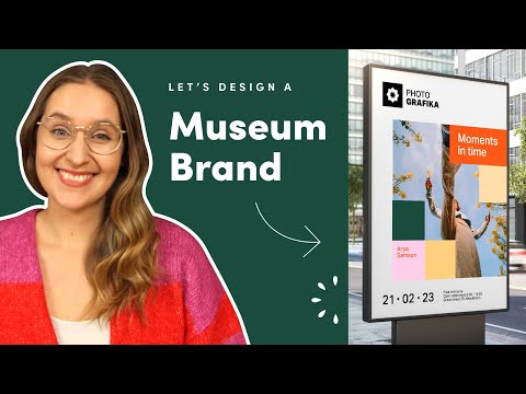 Brand Identity Design Process - Design a Museum Brand with Me