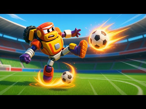 π€ Robot Plays Football Game! β½ Go! Robofuse! | Emergency Vehicles for Kids