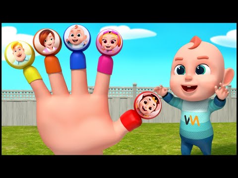 Finger Family + Wheels on the Bus | Rosoo Nursery Rhymes & Kids Songs