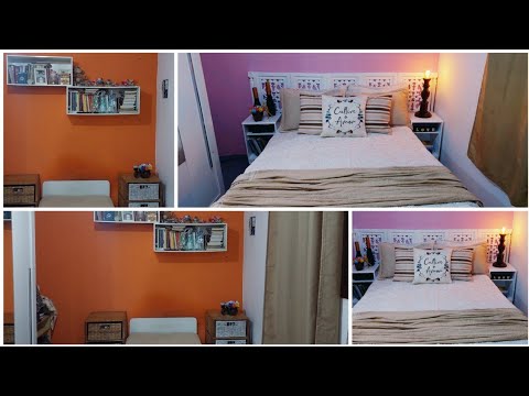 Como Tranformei esse Quarto de Uma Inscrita Gastando Menos de 100 Reias| Reciclagem|Sandra Batista