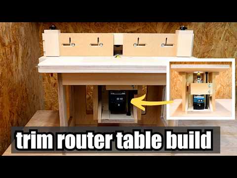 [Woodworking DIY] How to Make a Multifunctional Trim Router Table