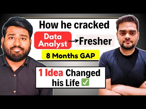 From Non-IT to Junior Data Analyst as Fresher | 1 Idea changed his Life✌️