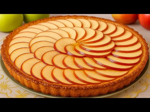 Ultimate French Apple 🍎🍏 Tart Recipe with Pastry Cream – Your Guests Will Be Delighted!