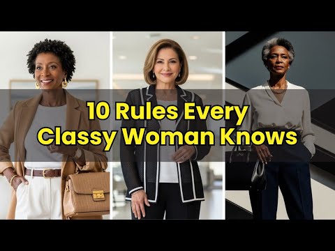 10 Style Rules Elegant Women Over 60 Always Follow