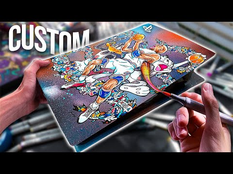 EPIC CUSTOM "Space Jam" PS5 !! 🚀🎨 (Giveaway)