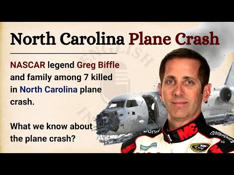 Greg Biffle plane crash: Ex-NASCAR driver among 7 killed || Learn English Through Story Level 2
