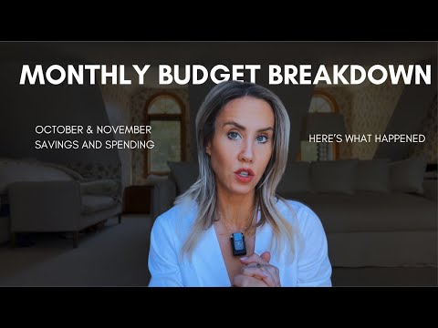 What I Spent and Saved In October | Paying off Debt | November Budget Overview