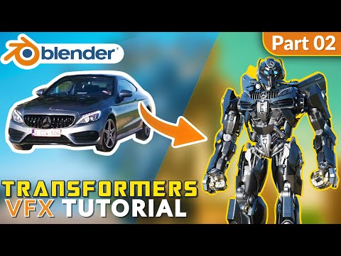 Blender Tutorial Transformers VFX Animation - Part 02