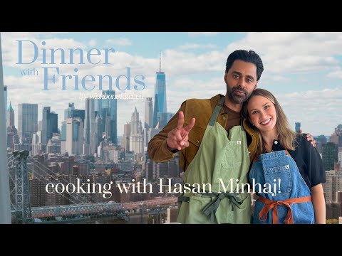 cooking with Hasan Minhaj
