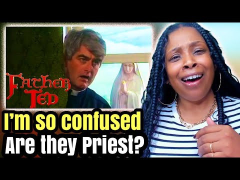 AMERICAN Watches Father Ted for FIRST TIME and Loses It!