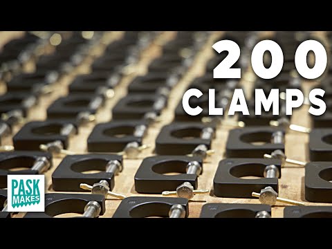 Small Shop Batch Production - Lots of Jigs to make 200 Clamps