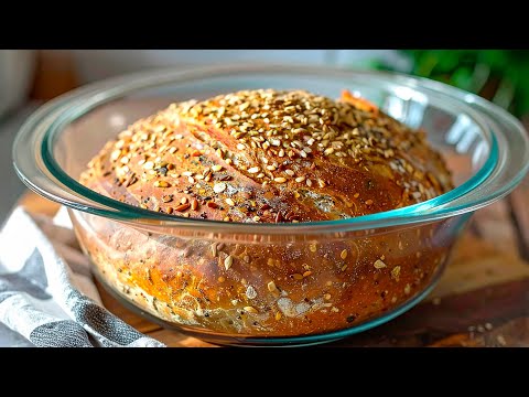 Healthy bread in 5 minutes! NO FLOUR, NO GLUTEN, just pure enjoyment!