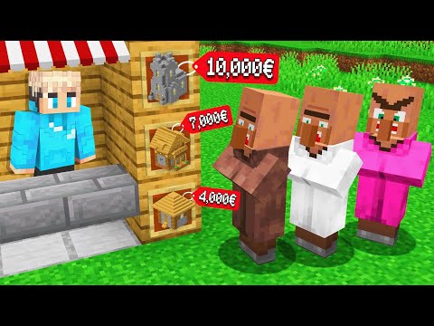 Ich VERKAUFE VILLAGER HÄUSER in Minecraft!