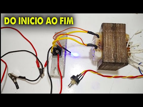 Como fazer CARREGADOR de BATERIA CASEIRO com PONTE RETIFICADORA Kbpc 5010 Carregador de Bateria 14v