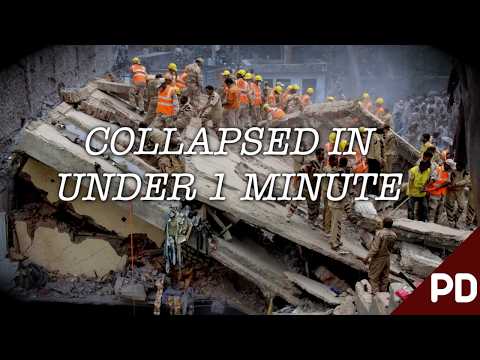 Illegally Overcrowded Apartment Block Collapses In Seconds  | Plainly Difficult