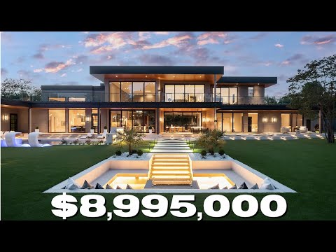 DALLAS REALTORS TOUR A $8.9M ULTRA LUXURY MODERN HOME | Is this the Coolest House in Dallas?