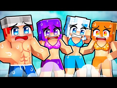 Last To Leave HOT TUB Wins $100,000 in Minecraft!