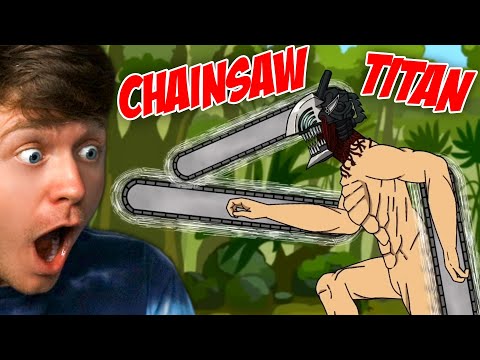 Reacting to CHAINSAW TITAN vs EVERYONE! (Chainsaw Man & Attack on Titan)