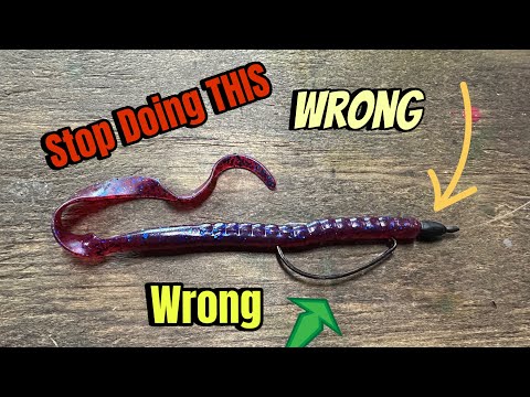 You’ve DEFINITELY Been Rigging Worms And Creature Baits All WRONG…