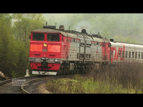 Trains on Sakhalin Island - former restricted area in the far east of Russia