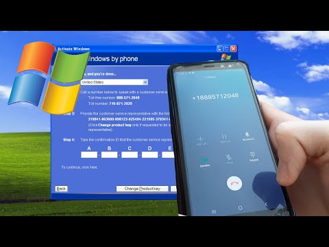 Activating Windows XP in 2021