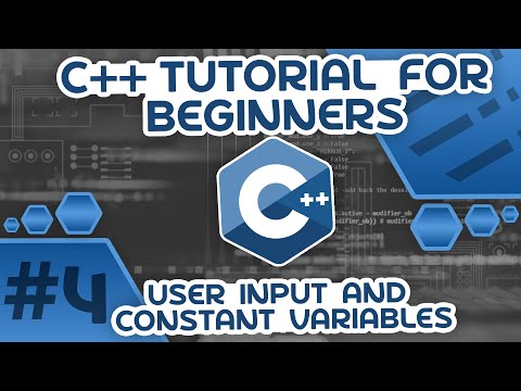 Learn C++ With Me #4 - User Input and Constants