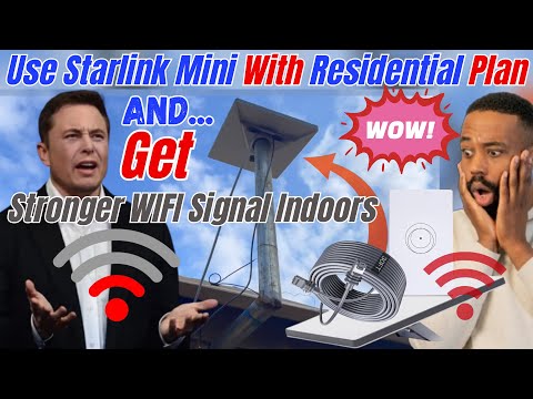 How To Use Starlink Mini WIFI Indoors With Residential Plan - Must Have Accessories