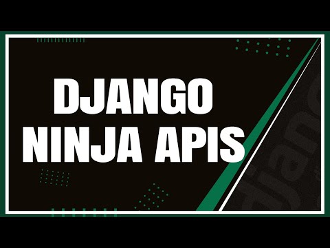 Create APIs in Django - Intro to Django Ninja