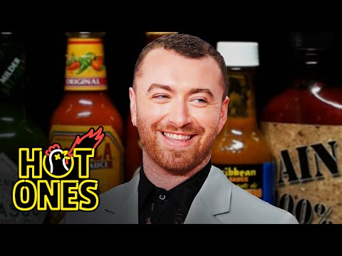 Sam Smith Screams in Pain While Eating Spicy Wings | Hot Ones