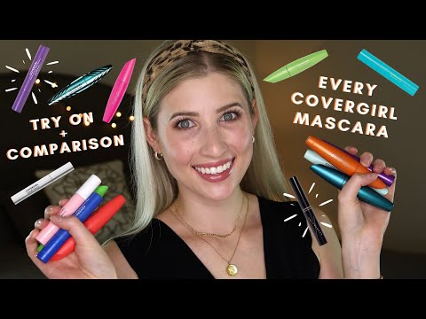 EVERY Covergirl MASCARA // Testing ALL 18 COVERGIRL Mascaras